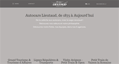 Desktop Screenshot of cars-lieutaud.fr